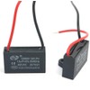 Fasizi 2Pcs CBB61 1uF 450V AC 50/60Hz Air Conditioner Fan