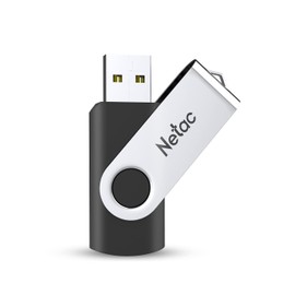 Netac 64GB USB 2.0 Flash Drive, Swivel Design Memory Sticks, Pen Drive, Usb Sticks for Data Storage, Zip Drive and jump Drive with LED Light