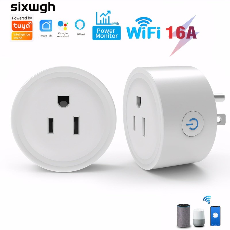 Mengshen 4 Pack WiFi Smart Plug Mini Outlet Socket with
