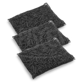 Pisces 3 x Aquarium Active Bio-Carbon Filter Media 500g Box (1500g total) - Natural Biological Filtration