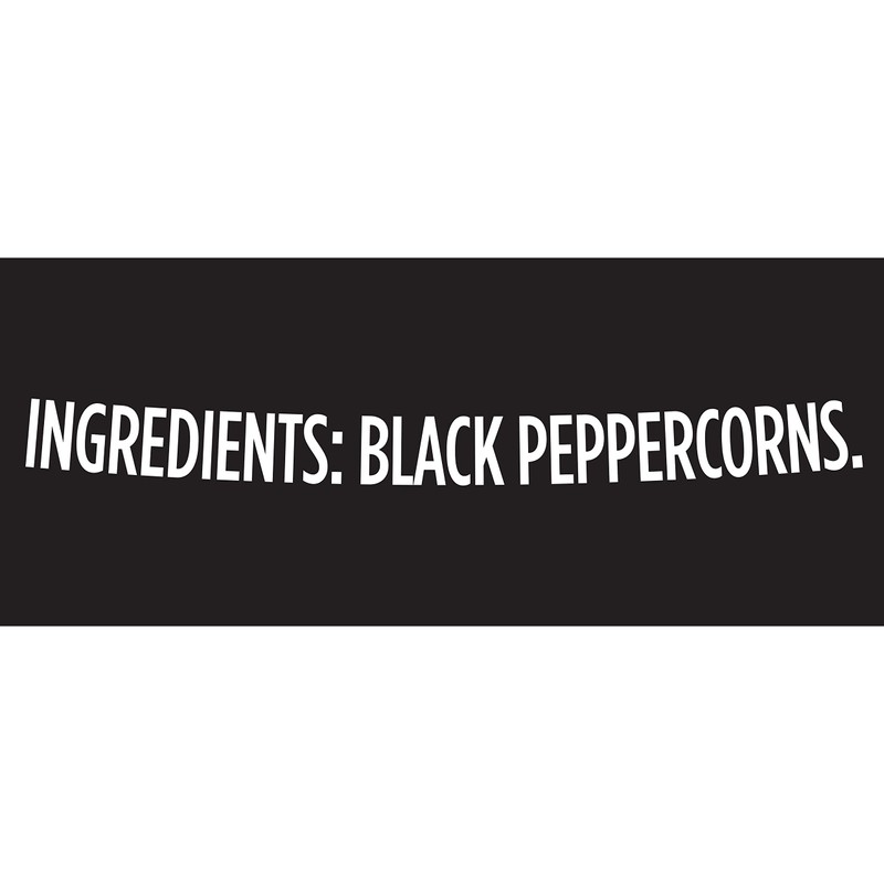 McCormick Black Peppercorn Grinder, 1 oz (Pack of 6)