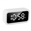 Multi Function Rechargeable Bluetooth Speaker Stereo Player LED Digital Alarm