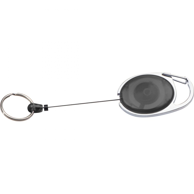 10 Piece Ski Pass Holder Black Transparent With Keyring, ID