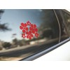 Daisy Flower Daisies Vinyl Cutout Sticker Rub On Decal 4.5-by-5