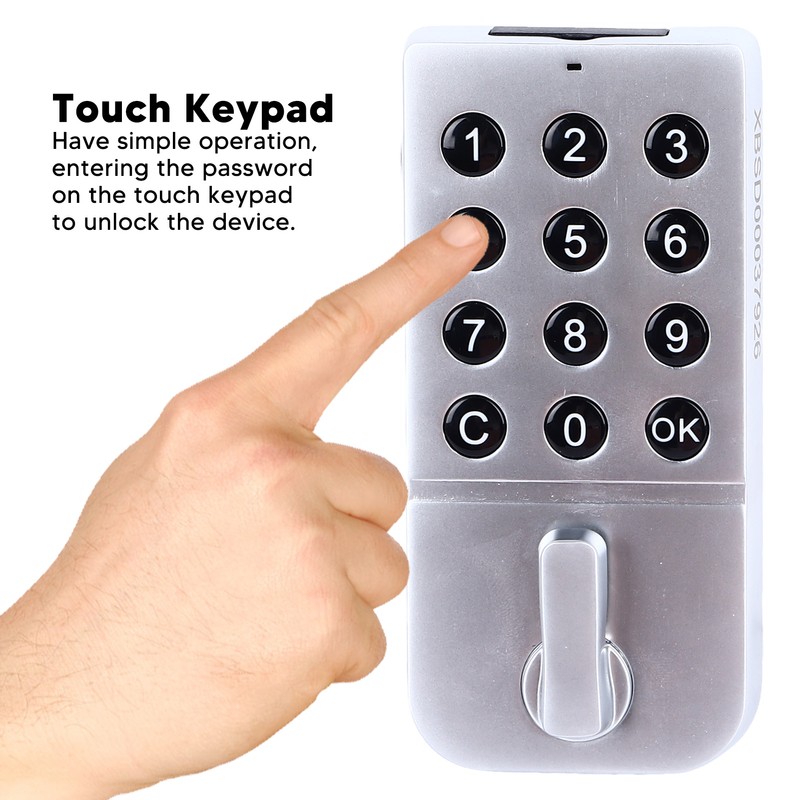 Electronic Cabinet Lock High Safety Password Entry Digital Touch Keypad
