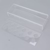 Clear Acrylic Vase Rectangular Elegant Centerpiece Flower Vase for Home