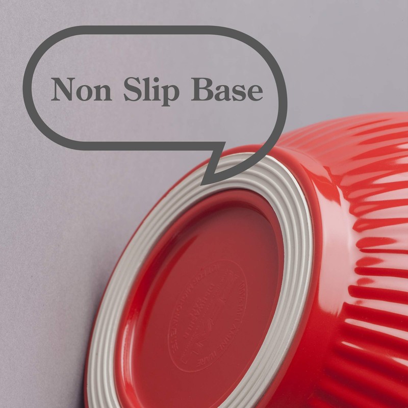 Zeal G208R Mixing Bowl/Batter Jug, Melamine, Red