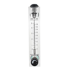 uxcell a15112000ux0004 Adjustable Knob 0.5-5GPM 2-18LPM Water Flow Meter Panel Type Flowmeter