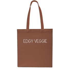 Edgie Veggie Tote Shopping Gym Beach Bag 42cm x38cm, 10 litrest-Small-Chestnut