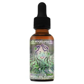 Woodlands Pure Grapeseed and Hemp Oil Blend for Skin and Hair Nourishment (1oz)