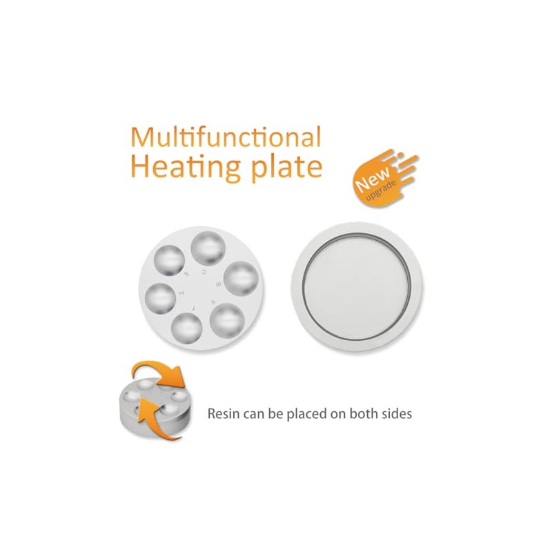 Calentador para materiales dentales, con temperatura ajustable y silicona antidesgarro