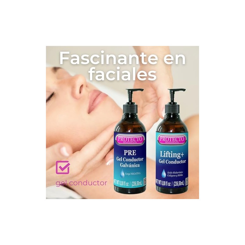 Kit Gel Facial Galvánica Pre Y Tratamiento (KIT 240g)