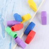 Vctitil 400Pcs Pencil Top Erasers Cap,Random Colors Pencil Top Erasers