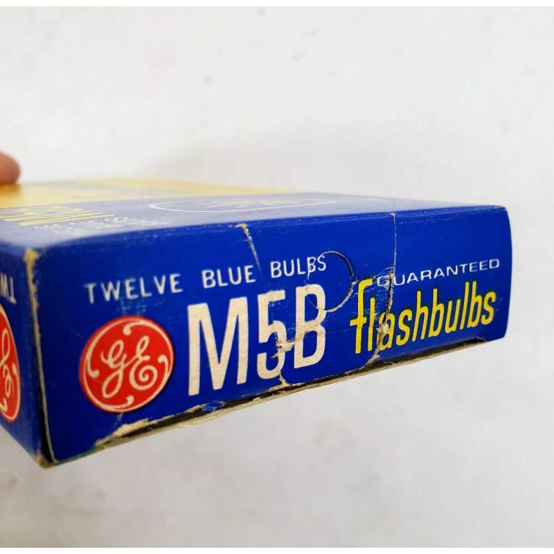 GE Vintage Package GE M5B Flashbulbs 12 Bulbs in Original