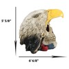 Native Tribal Indian Warrior Chief Bald Eagle Headdress Cape Hat