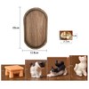 Bombinate Incense Holder Cat Wooden Plate Plate Cute Japanese Beech