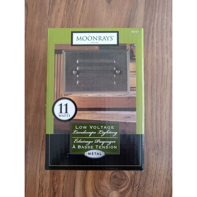 Moonrays Low Voltage Metal Landscape Lights Black Finish 11 Watts