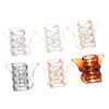 Healeved 6pcs Butterfly Hair Claw Clips for Women Medium Transparent