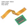 uxcell Flexible Flat Ribbon Cable with Extension Connector 0.3mm Pitch