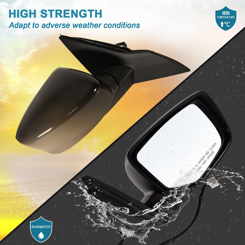 Lqito Right Passenger side Mirror Fits 2013-2017 Honda Accord Sedan/Coupe