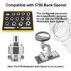 MEKOTRIN 5537 Watch Case Back Removal Tool with 13 Dies,