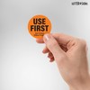 1000 Labels Use First Stickers for Food Service, 1.5-inch Wide,