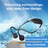 Bone Conduction Headphones, IPX8 Water Proof Swimming Headphones with Built