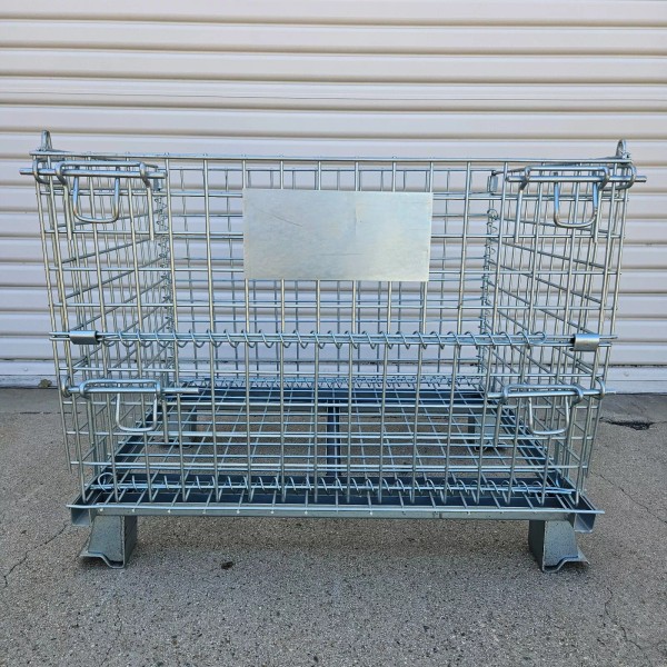 Lifegard Folding Collapsible Wire Container 1000 Lb. Capacity 32"L x
