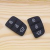YINETTECH 2 Pack 3-button Rubber Key Pads Black Button Pads