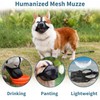 Muzzle for Dogs, Dog Muzzle with Rounded Mesh and Adjustable