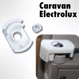 3DEXCEL Caravan fridge door lock RM2310 RM2401 RM2301 suit Electrolux White