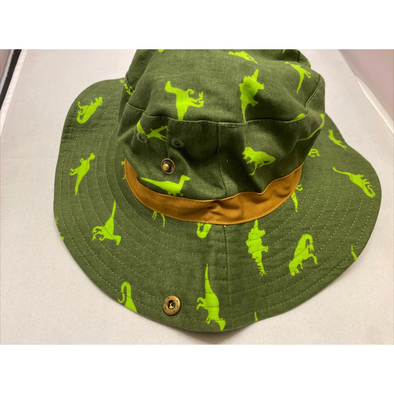 Wonder Nation Boys Sun Hat Bucket One Size Green Dino