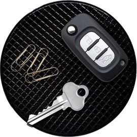 Car Dashboard Sticky Non Slip Pad, Anti-Slip Sticky Gel Mat for Cell Phone, Radar Detector, Tablet, GPS, Keys or Sunglasses, Small Round 3.5” – Pack of 4