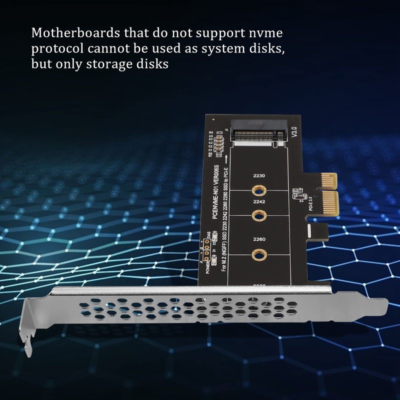 CeaHoify PCIE to M2 Adapter PCI Express 3.0 X1 to