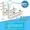 TAKTOPEAK Mini Split AC Bracket: Folding Wall Mount for Ductless
