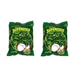 Super TURRON SUPERCOCO All Natural Coconut Candy 50 Count by Supercoco (Pack of 2)