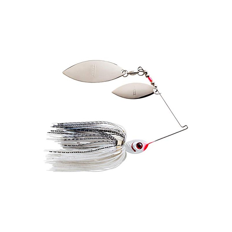 BOOYAH BYBW12635 Double Willow, One Size, Silver Shad