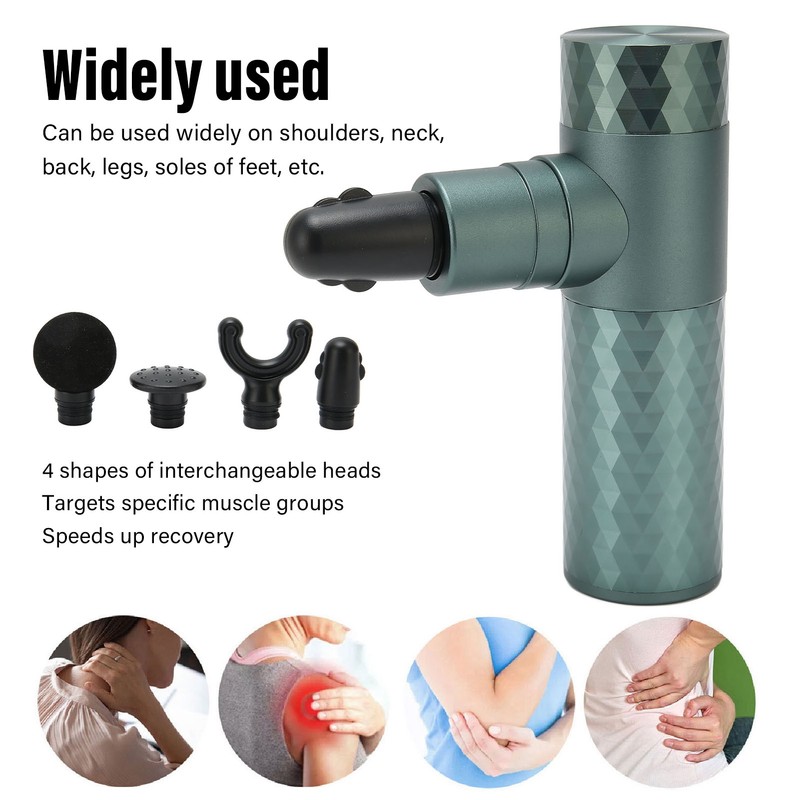 Mini Massager 4 Speeds Deep Relaxation Stress Relief Metal Handheld