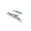 2Pc Compatible with Cummin Turbo Emblem 3D Badge High Output