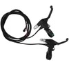 1Pair Electric Bicycle Scooter EBike Conversion Accessory Electronic Brake Lever