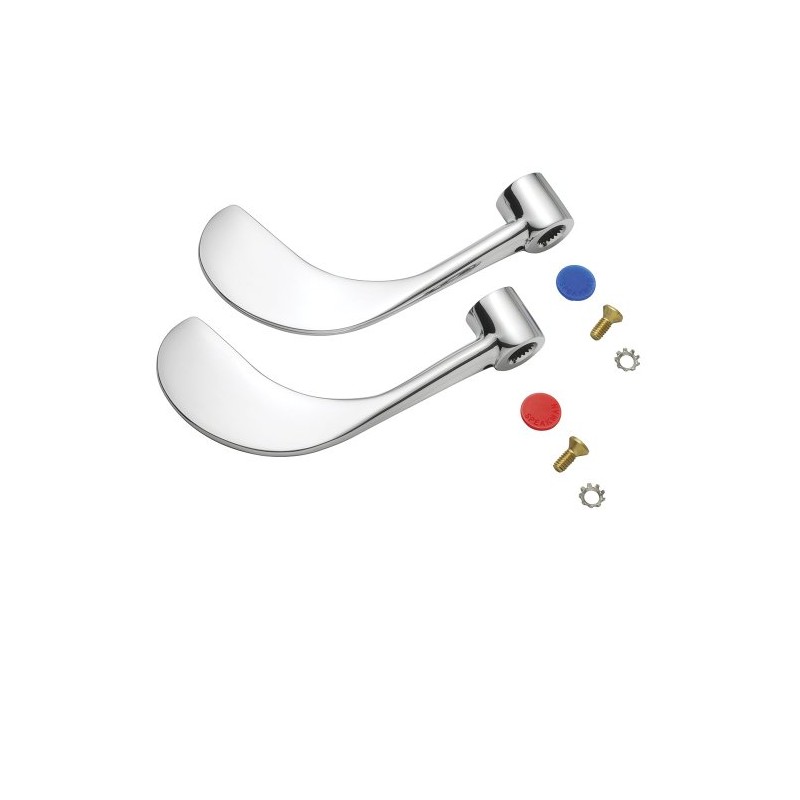 Speakman A-4WRIST Commander 4-Inch Wrist Blade Handle Set, Polished Chrome