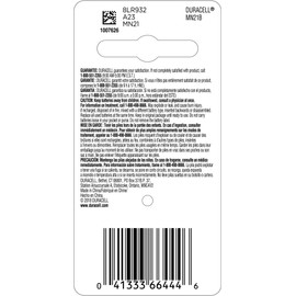 Duracell – 21 12V Specialty Alkaline Battery – long-lasting battery (Pack of 36)