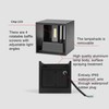 Mille Lucciole 2 Pack LED Outdoor Wall Lights Exterior/Interior, Up