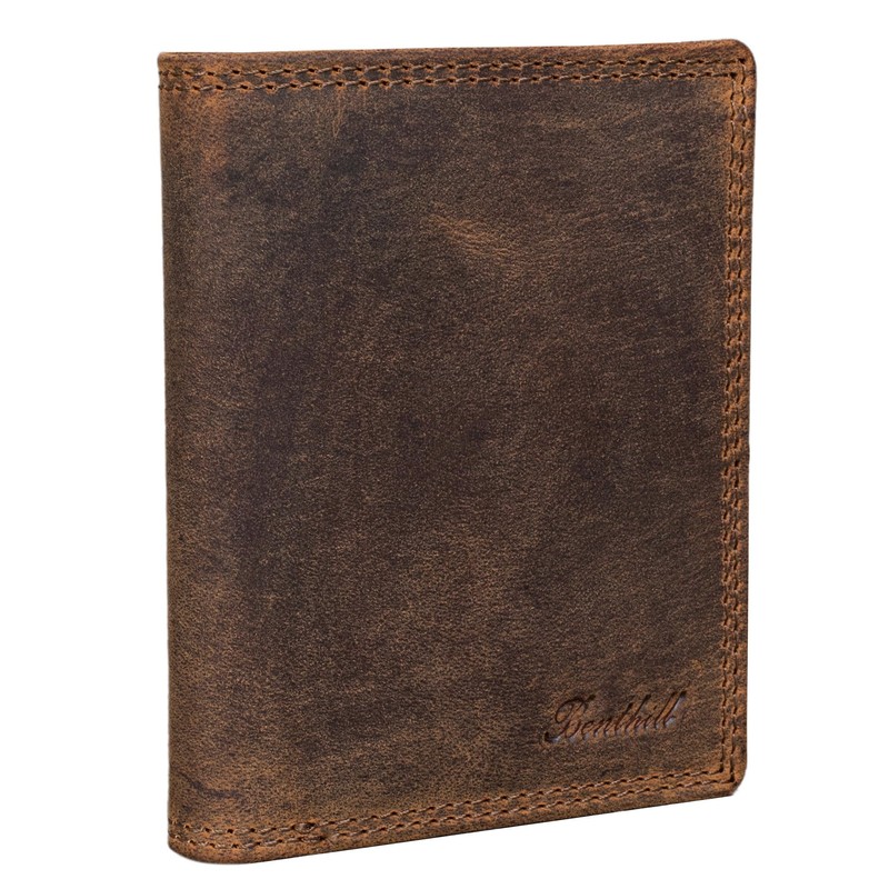 Benthill Men's Genuine Leather Wallet - Men's Wallet Small with