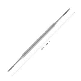 SHERCHPRY Pedicure Tools 3pcs Double Ended Pedicure, Blacks File Satin Ingrown Toe Nail Lifter, Paronychia Nail Cleaning Instrument(Silver) Manicure Tools