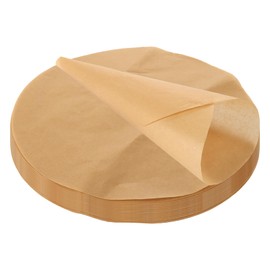 JMIATRY Pack of 200 Baking Paper Cuts, Baking Paper Round 30 cm, Baking Paper for Hot Air Fryer, Round for Cakes, BBQ, Baking, Hamburger, Dessert