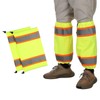 PATIKIL High Visibility Leg Gaiters Reflective Work Boot Gaiters Fabric