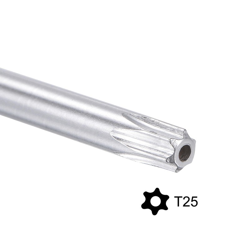 sourcing map 2pcs T25 Tamper Proof Torx Star Key L-Shape