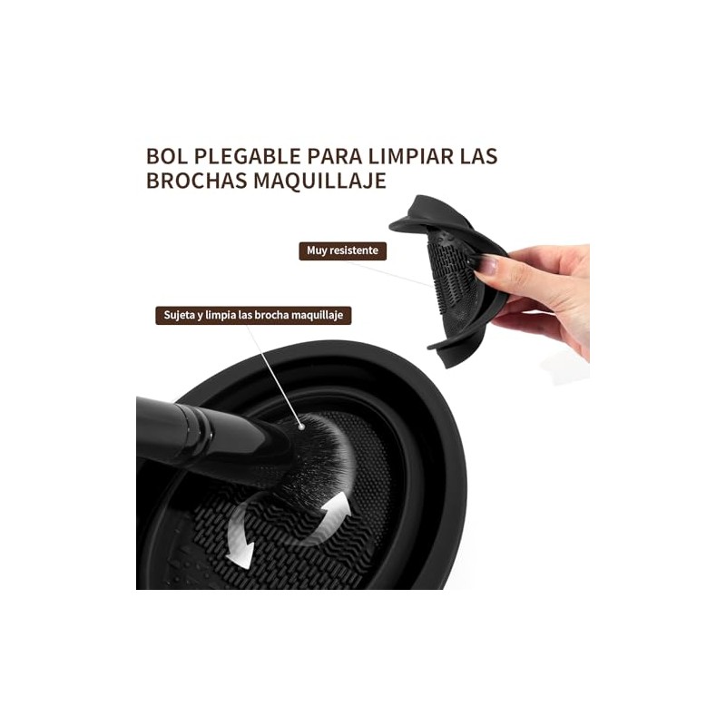 MAANGE Brochas para Maquillaje 28 Piezas con Bolsa Set de