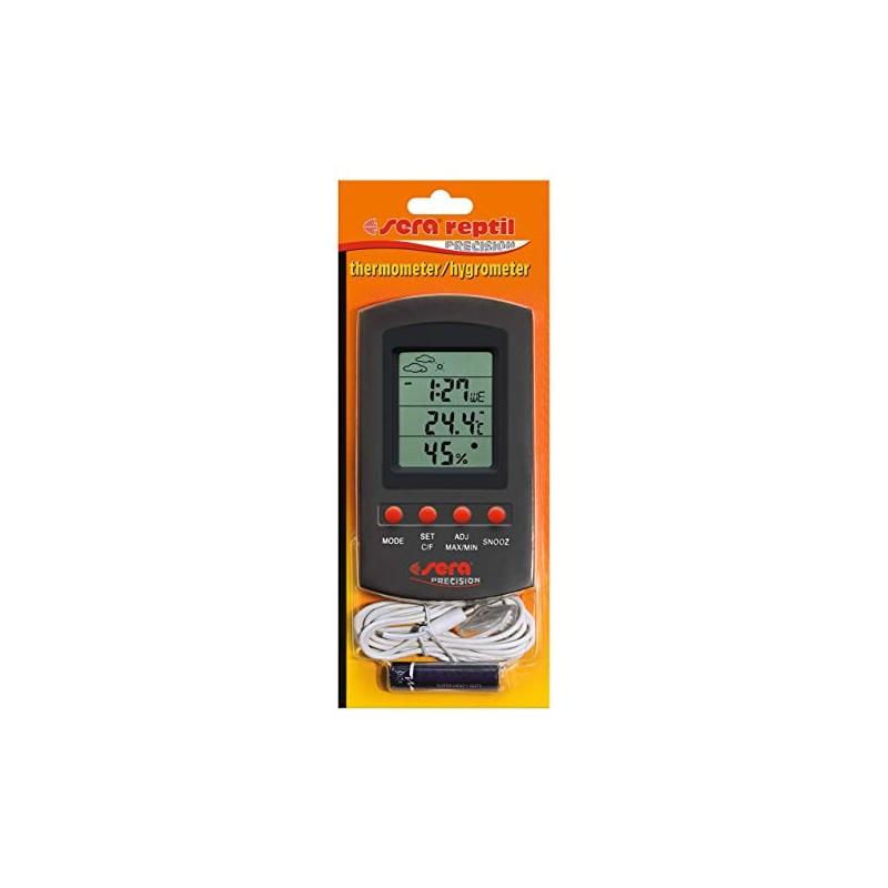 sera reptil thermometer/hygrometer - Kombi-Gerät zur Dauermessung von Temperatur und